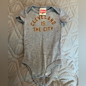 homage Cleveland Cavs 0-3 onesie